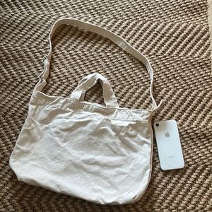 Natural Canvas BAGGU horizontal tote